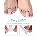 24 Pieces Toe Cushion Tube Multi Size Toe Cushion Tube Soft Gel Corn Pad Protectors for Cushions Corns, Blisters, Calluses, Toes and Fingers (S)