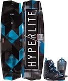 HYPERLITE State 2.0 Wakeboard w/Remix Bindings Blue Mens Sz 140cm/(7-10.5)