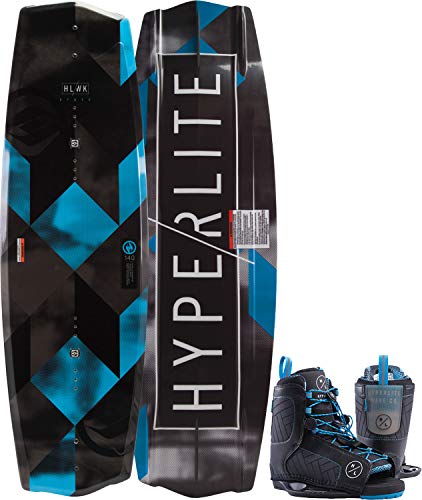 HYPERLITE State 2.0 Wakeboard w/Remix Bindings Blue Mens Sz 140cm/(7-10.5)
