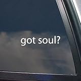 GOT SOUL? DECORATION ART WALL DECAL STICKER CAR WINDOW 2010 KIA SOUL CAR MACBOOK DECOR LAPTOP DIE CUT VINYL WHITE