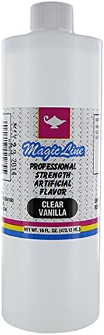 Clear Vanilla Flavor 16 Ounces by Magic Line