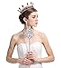 Edith qi Magic Wands Tulip Lotus Scepter Rhinestone for Wedding Costume Party Festival