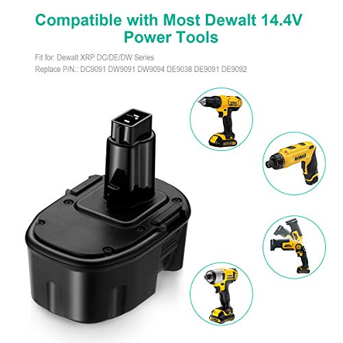 Para Dewalt 14.4v Dc9091 De9038 Dw 9091 9092 9094 9502 Dcd93