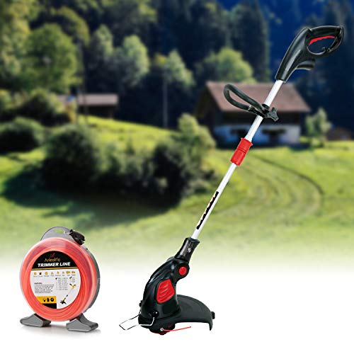 Anleolife 1-Pound Commercial Square .065-Inch-by-960-ft String Trimmer Line Donut,with Bonus Line Cutter, Orange - Thumbnail 6