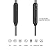 Earbuds, E&jing Magnetic Universal 3.5mm Jack HiFi Stereo Noise Cancelling with Mic in Line Volume Control Earphones In-Ear Headset Music Headphones (Black)