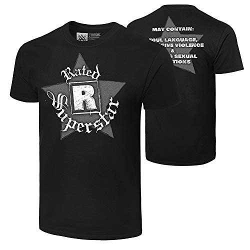 WWE Authentic Wear Edge Rated R Superstar Retro T-Shirt Multi Extra Large