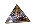 Jet Amethyst Orgone Pyramid Positive Energy Spiritual Reiki Healing Chakra Balancing Approx Size 2.5 Inch