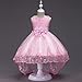 JiaDuo Girls Sequin Lace Tulle Dress Bow Princess Party Flower Gown
