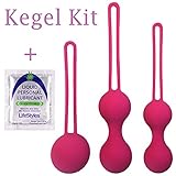 Ben Wa Balls Kegel Tightening for Internal Pelvic Floor Prolapse Weighted Exercise Set for Women