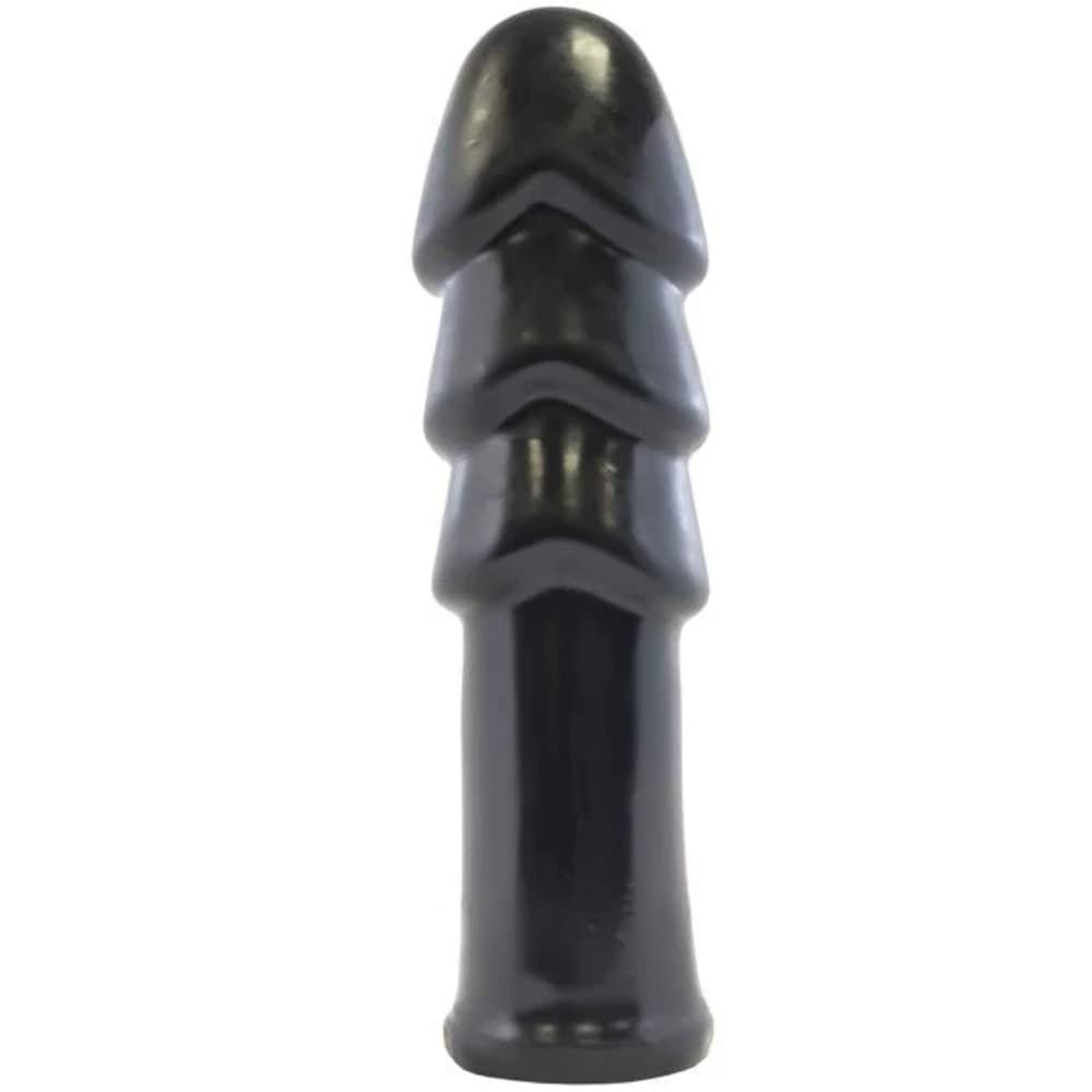 Prowler Red Triple Threat 9.5" Butt Plug - Black - TPE Rubber - Extreme Anal Play