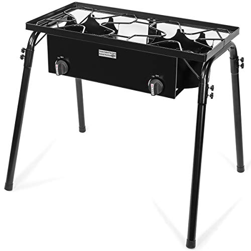 BARTON Barton Outdoor HighPressure Double Burner Propane Stove Stand