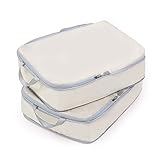 Compression Packing Cubes, JJ POWER Travel Backpack Organizers X-Large 2 Set (Two set- Beige)