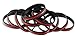 Firefighter Awareness Support Thin Red Line Silicone Wristband Bracelets