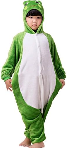 LifenewBaby Childrens Rompers Kids Cartoon Animal Pajamas Animie Cosplay Costume Hoodies Jumpsuits-Frog Grey