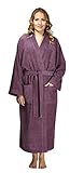 Arus Women's Atlantis Kimono Style Turkish Cotton Terry Cloth Bathrobe Robe