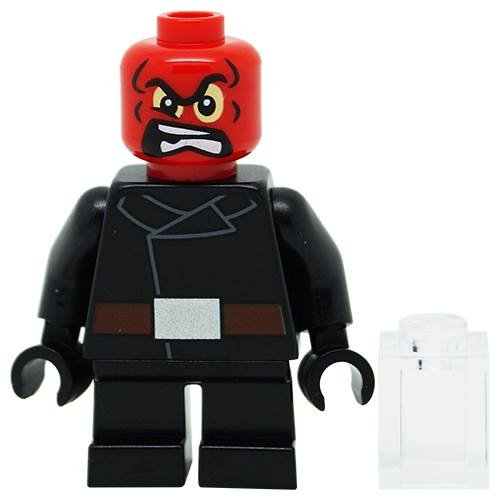 LEGO Genuine Marvel RED SKULL *Short Legs* Minifigure SPLIT from 76065 Mighty Micros Set