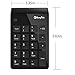 USB Numeric Keypad, BonyTek 19 Keys Numpad, USB Wireless Number Pad with 2.4G Mini USB Numeric Receiver for Laptop Desktop PC Notebook (Upgraded Version) - Black