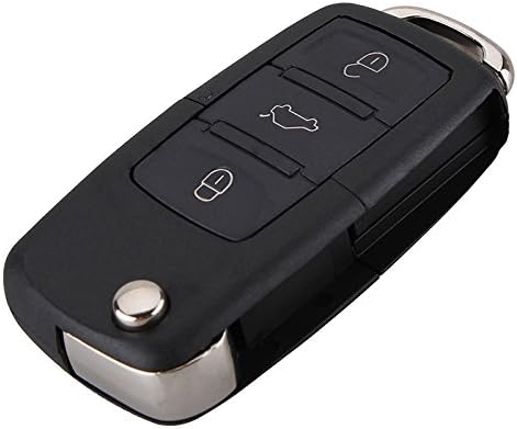3 Button Flip Remote Key Fob Case Shell for VW Bora Passat Golf Polo Jetta