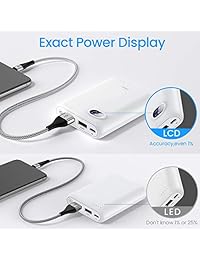 Batería LCD de 10000 mAh., Blanco