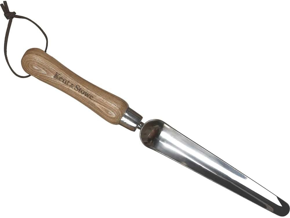 Kent & Stowe Stainless Steel Hand Widger with Ash Wood Handle