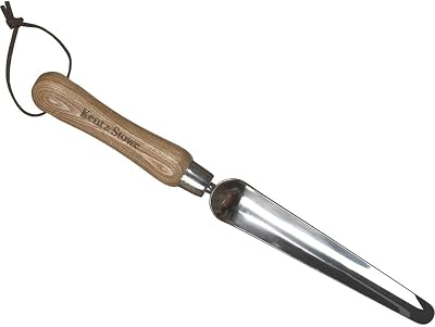 Kent & Stowe Stainless Steel Hand Widger with Ash Wood Handle