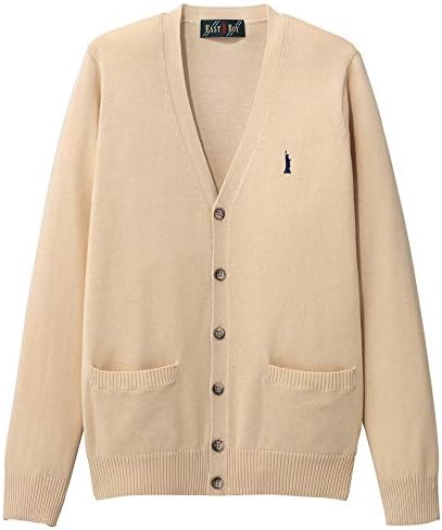 [イーストボーイ・スクール] 綿カーディガン〈12G/ハイゲージ〉 0206016 レディース