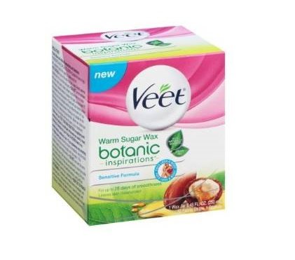 Veet warm sugar wax botanic inspirations, 8.45 ounce