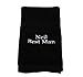 Personalized Golf Towel for men Custom Embroidered with Hanging Ring for Birthday Fathers Day Gift (Black)