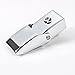 Routen Stainless Steel Hood Latches Hood Lock Catch Latches Kit for Jeep Wrangler JK 2007-2017 (Silver)