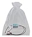 High Quality Single Freshwater Cultured 9.5-10.5mm Pearl Choker Necklace on Brown Leather Cord, 16
