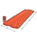 Klymit Insulated Static V Inflatable Sleeping Pad for Camping, Lightweight Hiking and Backpacking Air Bed for Cold Weather, 2.5 Inch Thick, Orange