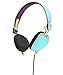 Skullcandy S5AVGM-396 Knockout Women's On-Ear Headphones with Mic & Remote, Robin/Smoked Purple/Gold