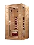 DYNAMIC SAUNAS AMZ-DYN-9101-01 Alicante 1 to 2-Person Far Infrared Sauna