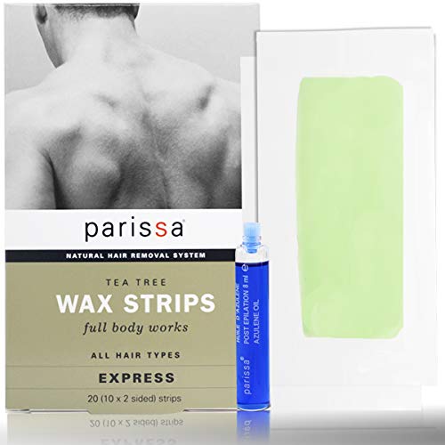 Parissa Mens Tea Tree Wax Strips 20 Strips