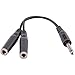 Seismic Audio 6 Inch Male to Dual 1/4 Inch Female Mono Y Splitter Cable (SA-Y9)