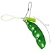Fidget Toys, EocuSun 3Pcs Puchi Puti Mugen Edamame Keychain Keyring Extrusion Bean Pea Soybean Toys Gift (Random Expression)