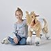 UFREE Horse Best Birthday present for Boys, Action Pony with braids, 29 inch Small Size, Present for Kid 3-6,Amazing Birthday Surprise.