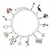 LES POULETTES JEWELS - Sterling Silver Charms Bracelet - Classics - Size 8.5 Inch