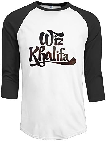 YIORAN Wiz Khalifa 3/4 Sleeve Raglan T Shirts For Mens