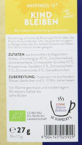Sonnentor Bio Kind bleiben Tee Happiness is, 3er Pack (3 x 27 g) – Bild 3