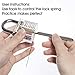 (Stainless Steel)Lock pick set Training Kit Locksmith Suppliers tools Multi-Tool for Beginners and Professionals