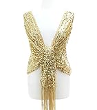 Women's Sheer Mesh Sequin Evening Wrap Shawl w/Fringe Party Scarf