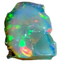 Opale éthiopienne Brute Naturelle - 14,40 Carats - Opale Multi-feu - Pierre Sèche