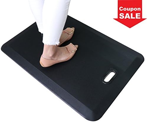 Urvigor Anti Fatigue Mat, Comfort Mat 20x30x 3/4", Relieves Foot, Knee, and Back Pain, Perfect for Kitchens, Standing Desks and Garages
