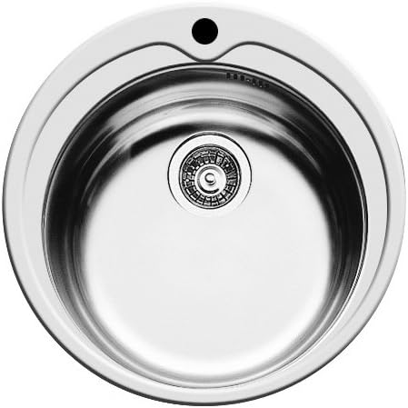 Pyramis Kitchen Sink Round Chrome 48.5 x 48.5 cm
