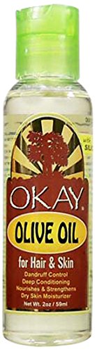 Okay Olive Oil for Hair and Skin, 2 Ounce