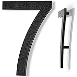 IVERRA 10 Inch Black House Numbers for