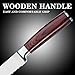 Serrated Bread Knife 8 Inch - High Carbon Ultra Sharp Stainless Steel Kitchen Knife with Wood Handle,for Cutting Crusty Breads Cake by Moone (New)