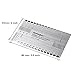 Sumnacon Guitar String Action Ruler Gauge Tool - Stainless Steel Double Sided Multi Function Guitar Luthier Accurate String Measurement for Electric Bass and Acoustic Guitar