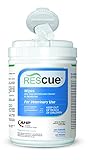 Rescue One-Step Disinfectant Cleaner & Deodorizer Wipes, 6x7 inch (160 Wipes)